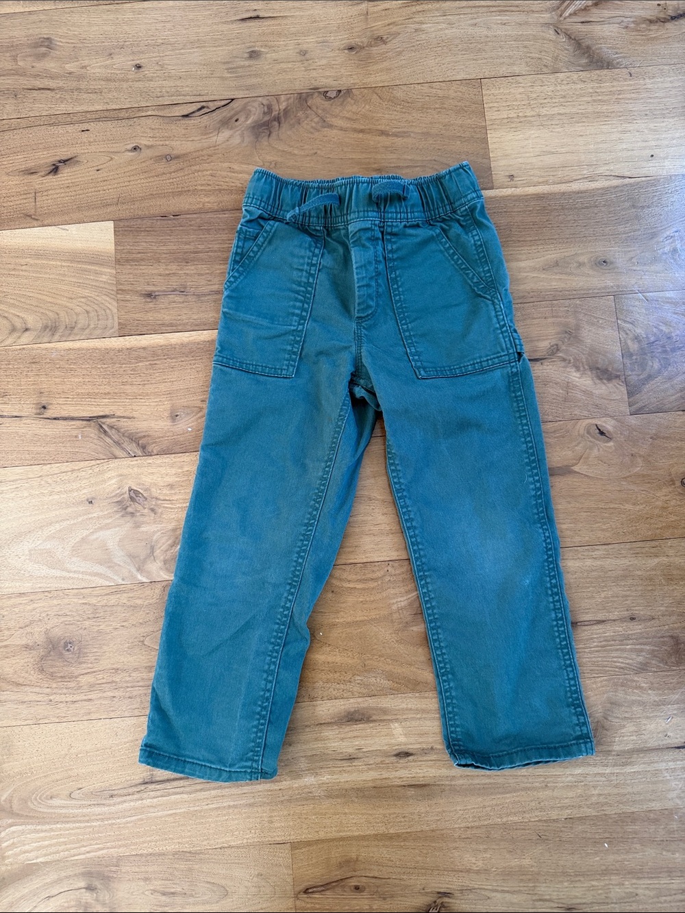 Gap Kids Green Elastic-Waist Cargo Pants